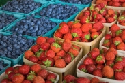 Supermarktbeispiel. Foto: Muffet via wikimedia (https://commons.wikimedia.org/wiki/File:Blueberries_and_strawberries.jpg, Lizenz: https://creativecommons.org/licenses/by/2.0/legalcode).