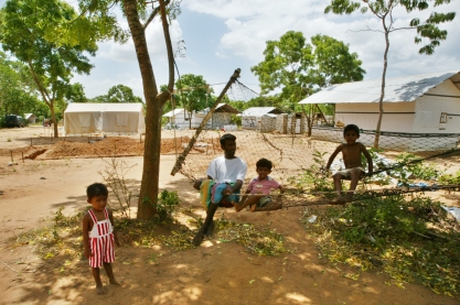 Bild 1: Wiederaufbau im Norden Sri Lankas